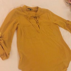Deep Yellow Blouse